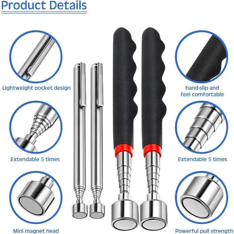 Telescopic Magnetic Pen Portab - Fishing Rod Travel ulasan dan harga